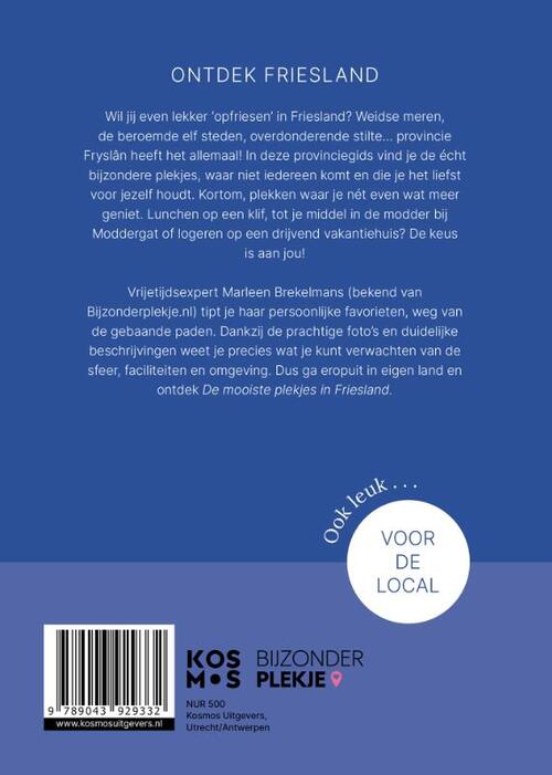 De Mooiste Plekjes In Friesland Marleen Brekelmans Boek