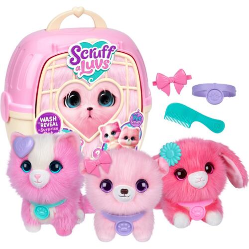Scruff A Luvs Knuffel Pet Single Roze