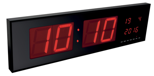 Wandklok Perel Met Led Display