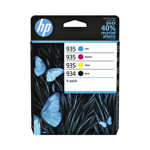 Inktcartridge HP 6ZC72Ae 934/935 Zwart + 3 Kleuren