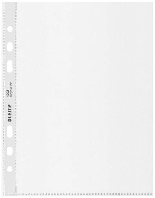 Showtas Leitz Recycle 100Μ 6-Gaats PP A5 Transparant 25 Stuks