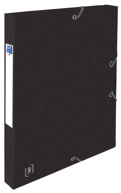Elastobox Oxford Top File+ A4 25MM Zwart