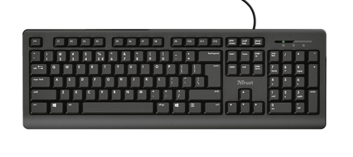 Toetsenbord Trust Primo Qwerty Zwart