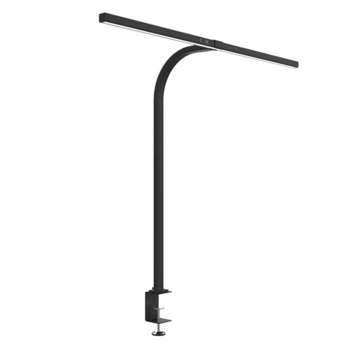 Bureaulamp Unilux Strata Led Tafelklem Zwart