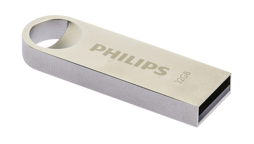 Usb Stick 2.0 Philips Moon Usb-A 32GB Zilver