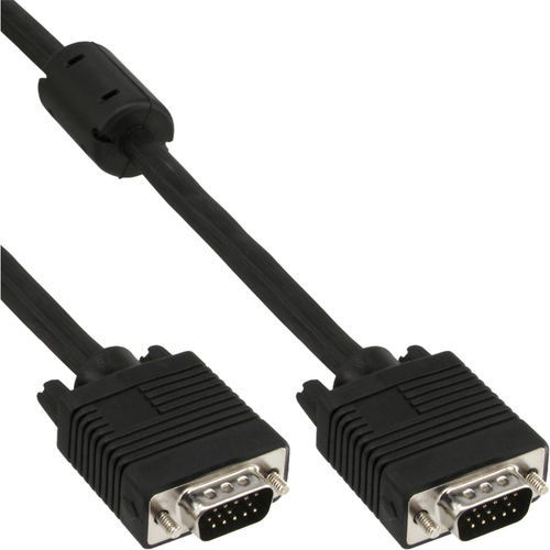 Kabel Inline S Vga 15HD M-M 2 Meter Zwart