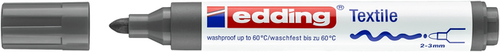 Textielmarker Edding 4500 Rond 2-3MM Grijs