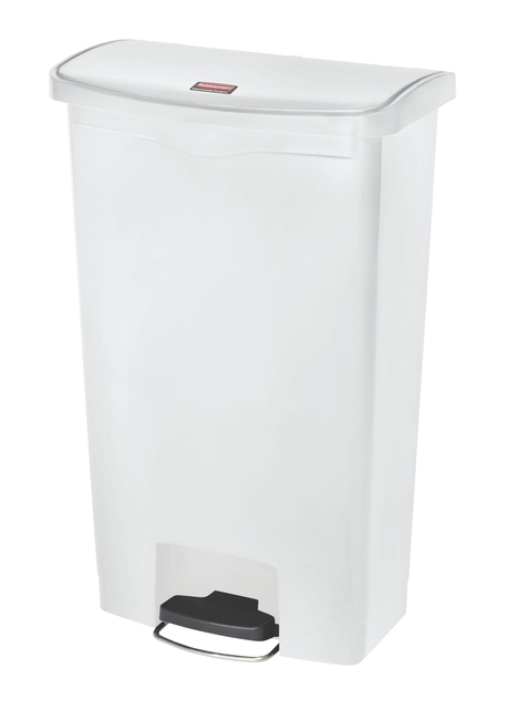 Pedaalemmer Rubbermaid Slim Jim Step-On 68Liter Wit