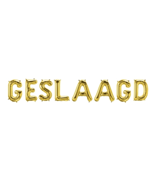 Foil Balloon Kit - Geslaagd