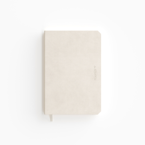 Notitieboek De Kempen Cotton Vanilla 110X160MM Blanco 160 Pag 90GR Wit