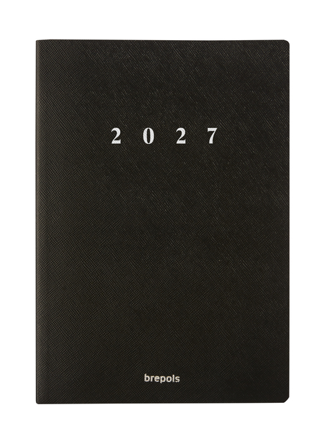 Agenda 2027 Brepols Essential Urban 7Dagen/2Pagina's Urban Zwart