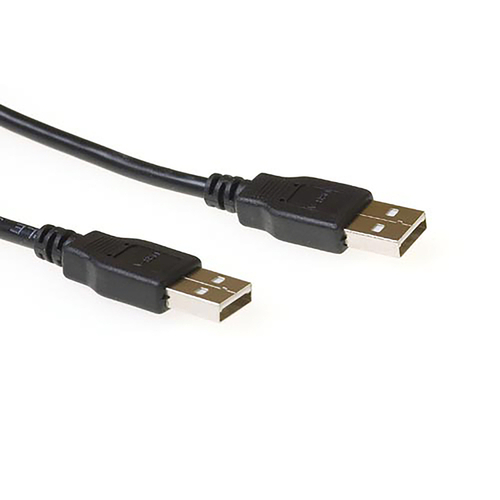 Kabel Act Usb 2.0 M-M Zwart 2 Meter