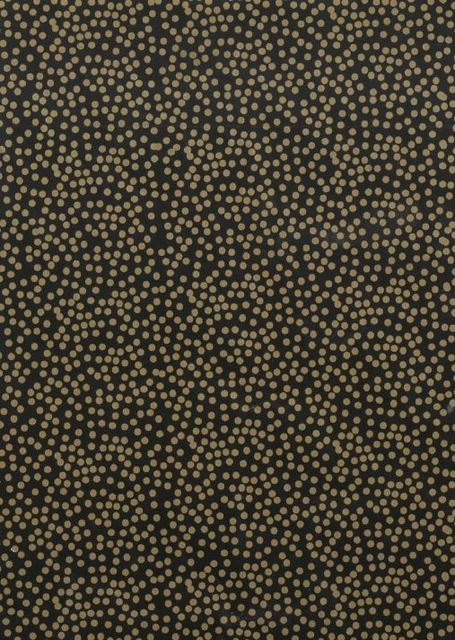 Cadeaupapier Minidots Zwart/Goud 200X70CM 80GR