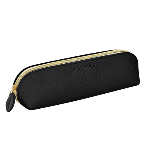 Etui Small Moonshape 6X21 CM Uni Pu Zwart