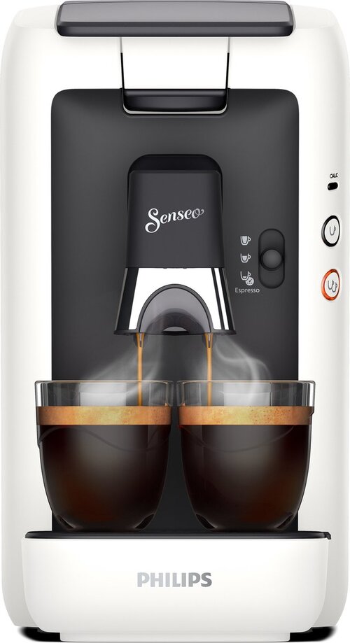 Csa260/10 Philips Senso Maestro Koffiepadmachine, Sprankelend Wit