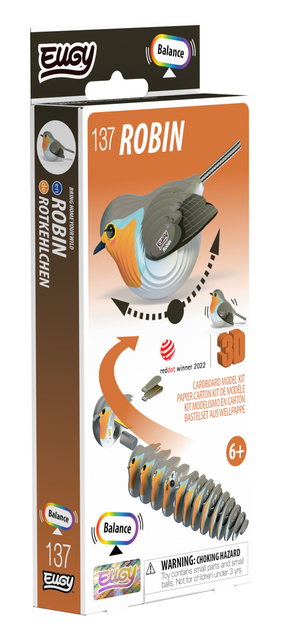 Eugy 3D Vogel Roodborstje