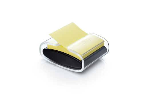 Memoblokdispenser Pro TBV Post-It Z-Notes 76X76MM Incl Notes Transparant Zwart