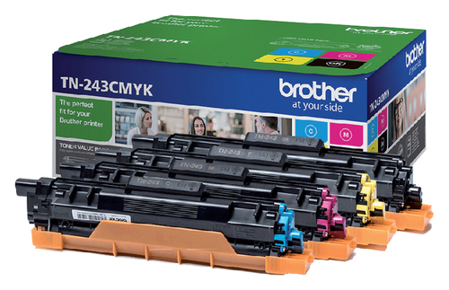 Toner Brother TN-243 Zwart + 3 Kleuren