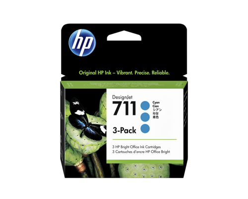 Inktcartridge HP CZ134A 711XL Blauw HC