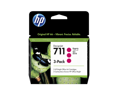 Inktcartridge HP CZ135A 711XL Rood HC
