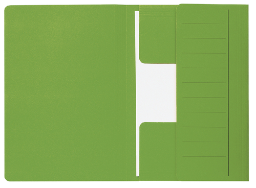 Dossiermap Djois Secolor Mammoet Folio 3 Kleppen 250GR Recycled Groen 50 Stuks