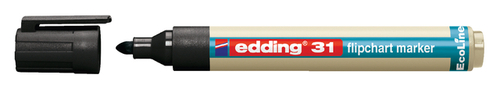 Viltstift Edding 31 Ecoline Voor Flipover Rond 1.5-3MM Zwart