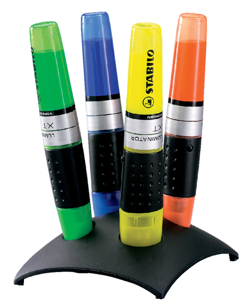 Markeerstift Stabilo Luminator 71/04 Assorti Deskset À 4 Stuks