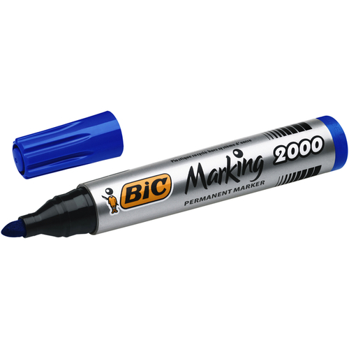 Viltstift Bic 2000 Ecolutions Rond Large Blauw