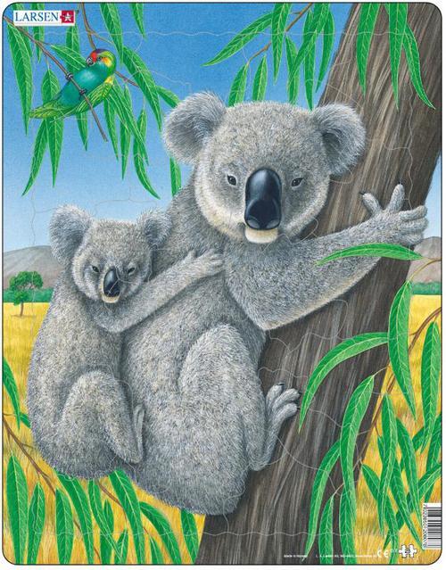 Larsen Puzzel - Koala - D7 (25 Stukjes)