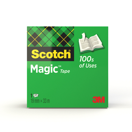 Plakband Scotch Magic 810 19MMX33M Onzichtbaar Mat