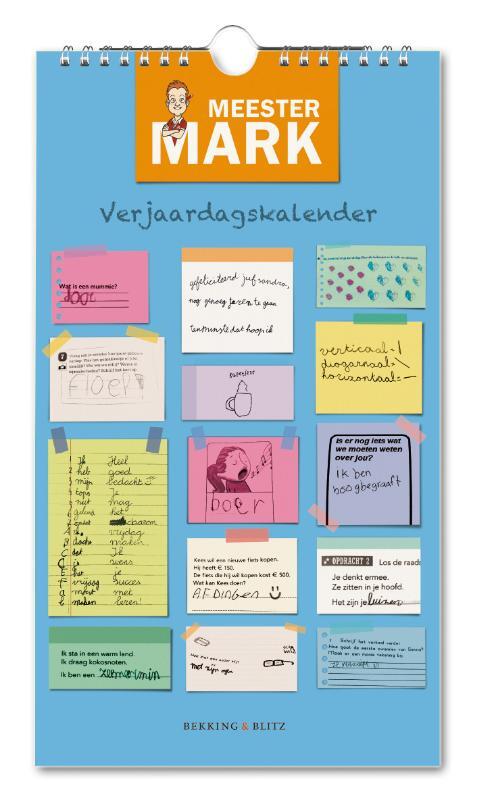 Verjaardagskalender: Meester Mark