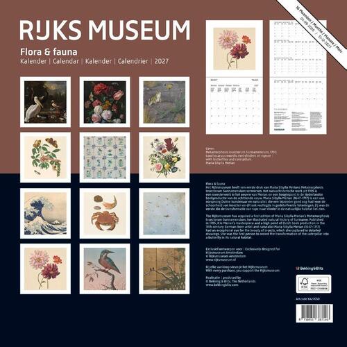 Rijksmuseum maandkalender 2027