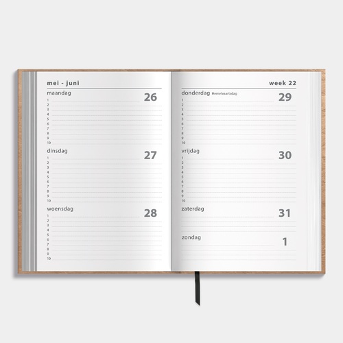 Agenda Basic Extra  Wash Kraft 25/26