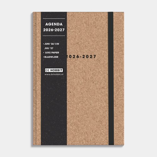 Luxe Schoolagenda 2026-2027 ±A5 Kurk