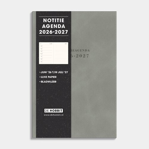 Notitieagenda 2026-2027 A5 Suedelook