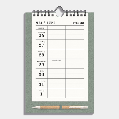 Duoplanner D2 25/26 Groen