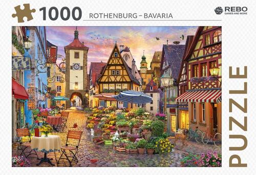 Rebo legpuzzel 1000 stukjes - Rothenburg Bavaria