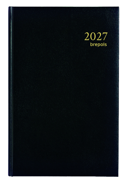 Agenda 2027 Brepols Saturnus Lima 7Dagen/2Pagina's Zwart