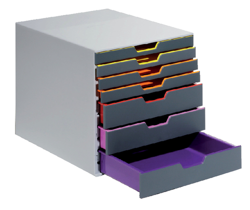 Ladenbox Durable Varicolor 7 Laden Grijs