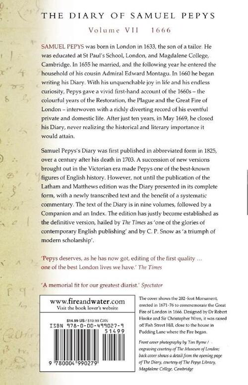 The Diary of Samuel Pepys