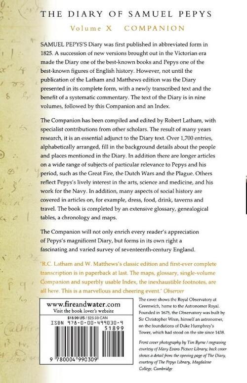 The Diary of Samuel Pepys