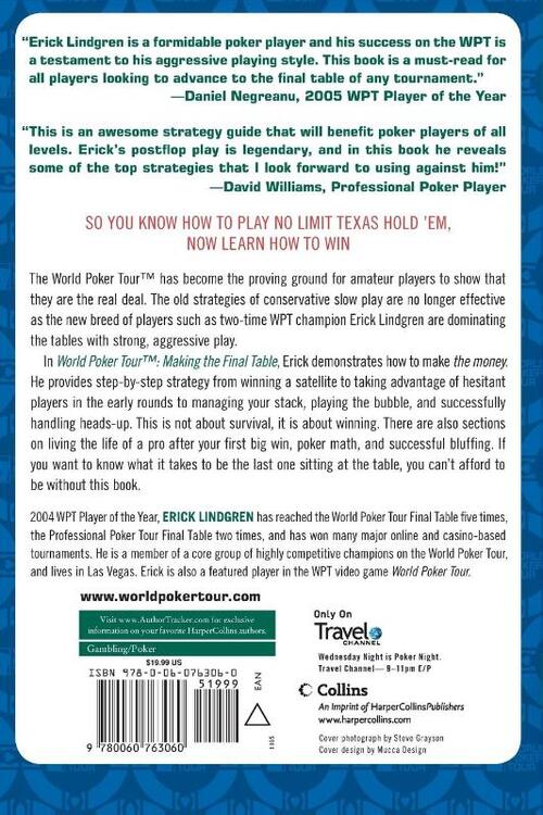 World Poker Tour(TM): Making the Final Table