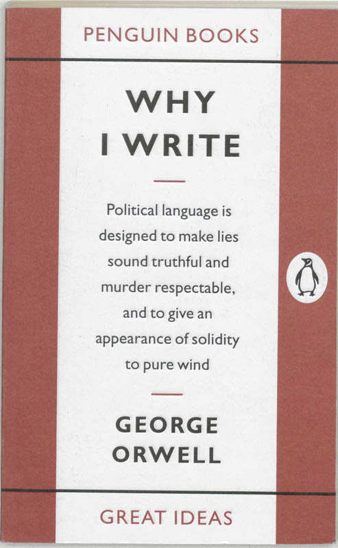 Why I Write