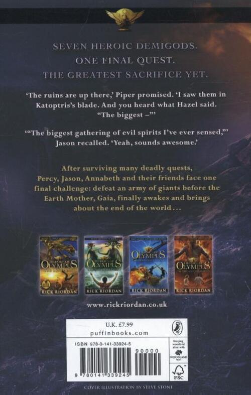 Heroes of Olympus 5 - The Blood of Olympus