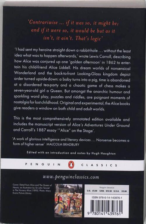 Alice's Adventures in Wonderland and Through the Looking Glass