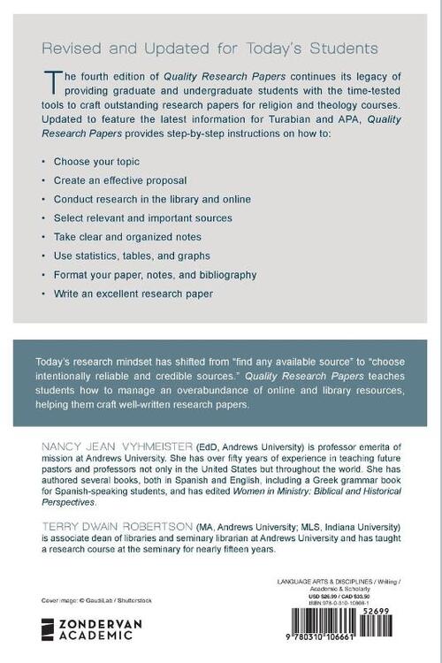 Quality Research Papers