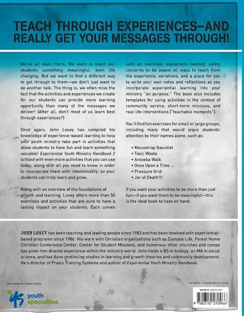 Experiential Youth Ministry Handbook, Volume 2