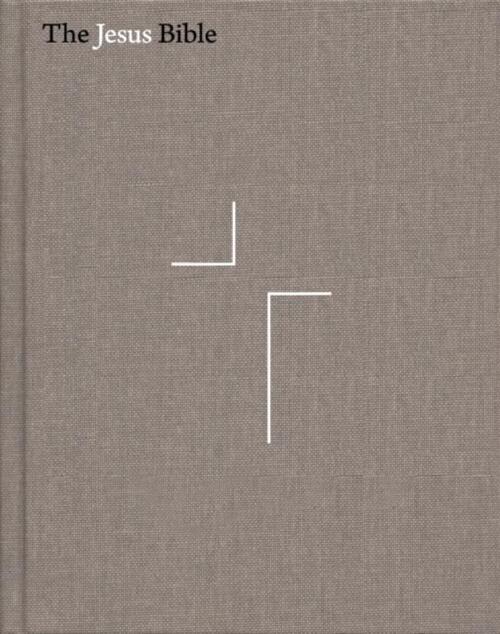 The Jesus Bible, NIV Edition, Cloth over Board, Gray Linen, Comfort Print