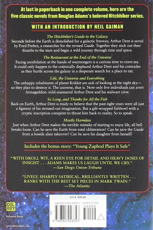 The Ultimate Hitchhiker's Guide to the Galaxy