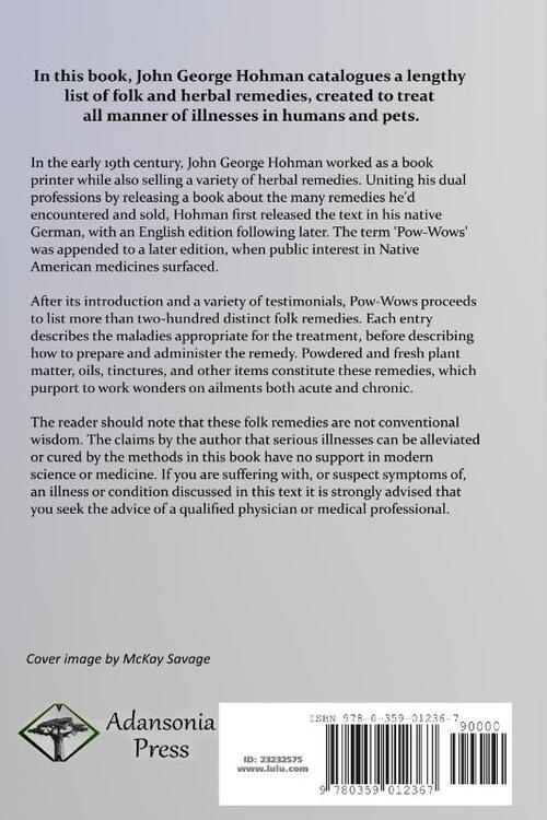 Pow-Wows, or Long-Lost Friend